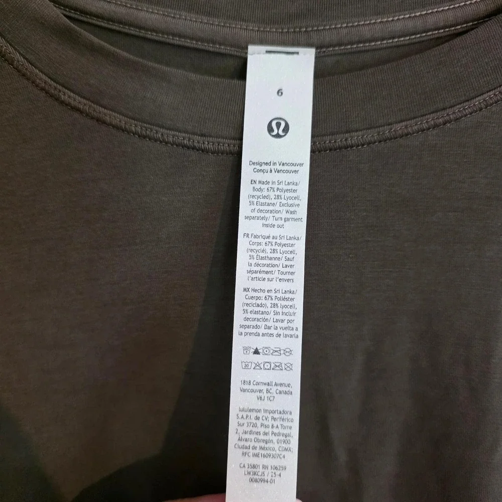Lululemon Easy Set Relaxed Oversize Long Sleeve Top
